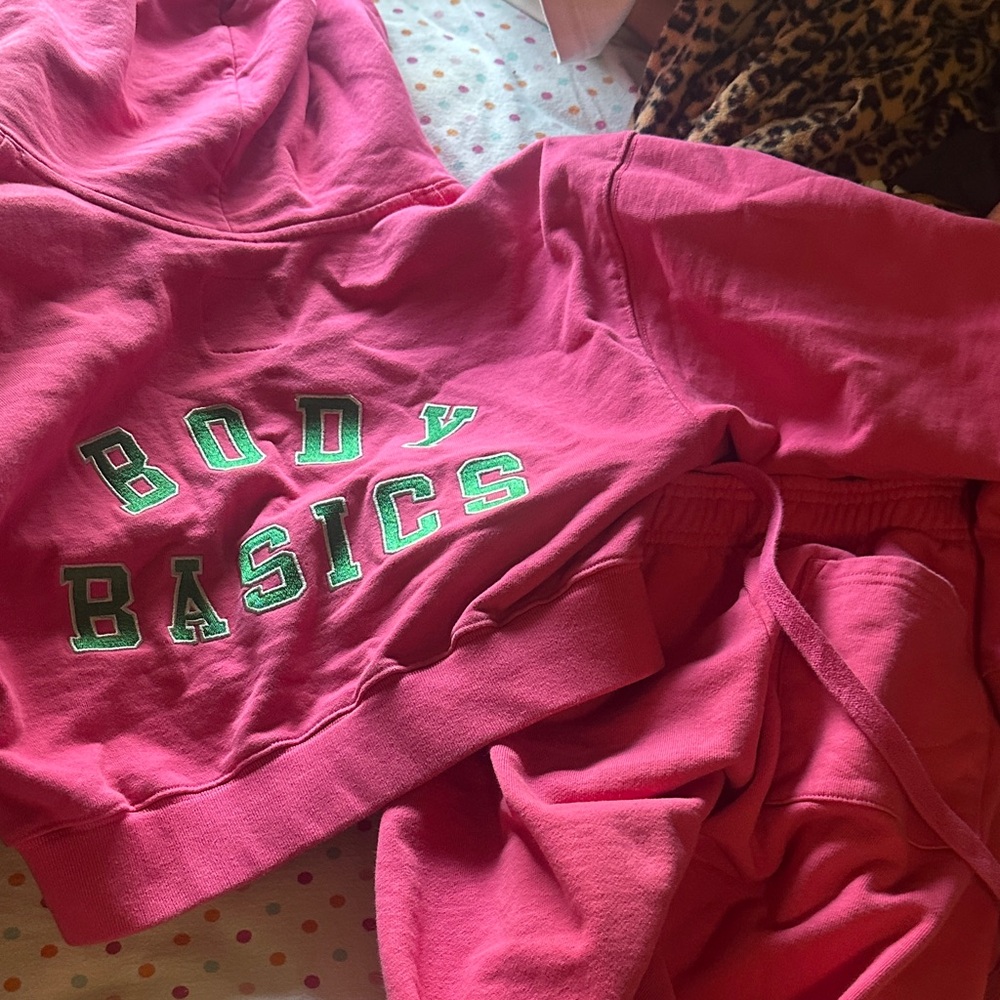 Body Basic Pink Sweatsuit Set - Picture 3 of 5